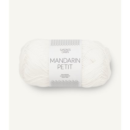 Sandnes Garn Mandarin Petit 1002 - Hvit