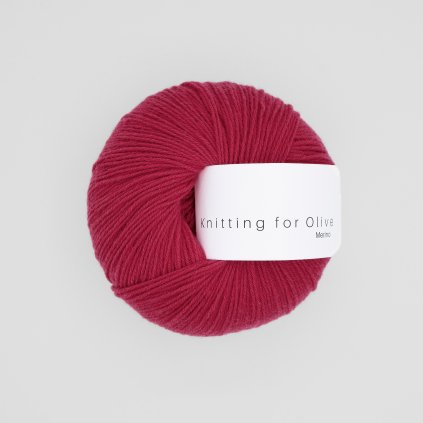 Knitting for Olive Merino - Raspberry red