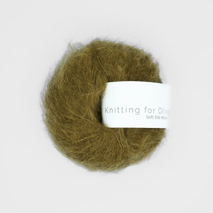 Knitting for Olive Soft Silk Mohair - Green Ocher