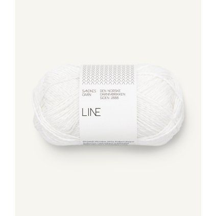Sandnes Garn Line 1001 - True White