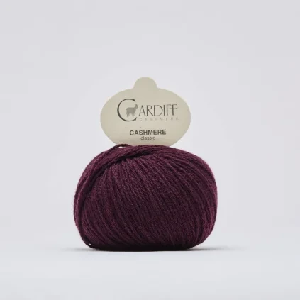Cardiff cashmere Classic 741 - shiraz