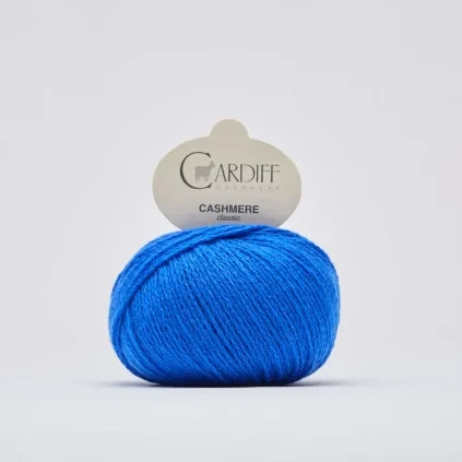 Cardiff cashmere Classic 637 - fiordaliso
