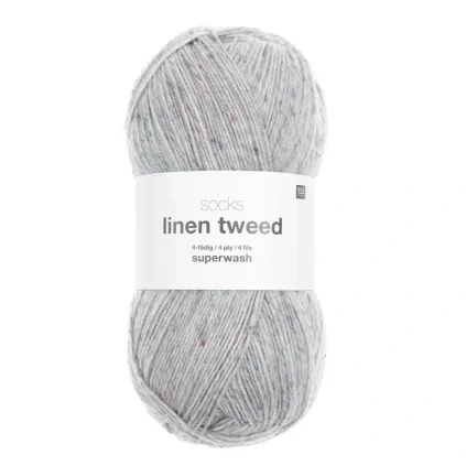 Socks Linen Tweed 004 - Violet
