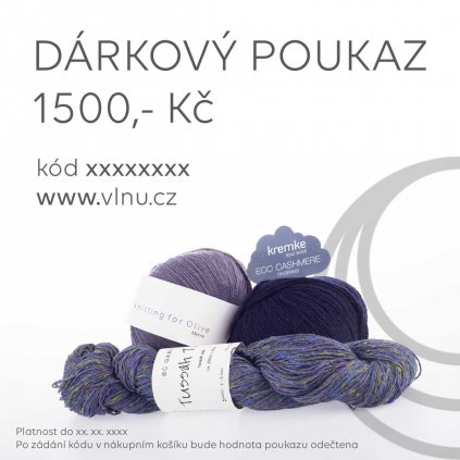 Dárkový poukaz 1 500,- Kč