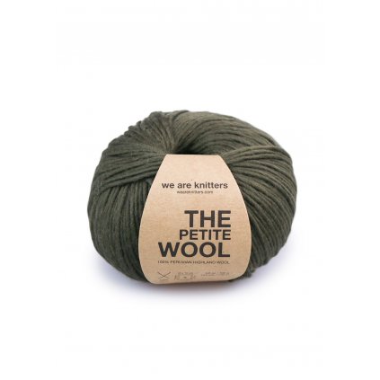 knitting skeins petite wool olive 01 1