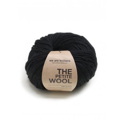 EN petite wool yarn balls knitting black 1 WAK PET 0500 0
