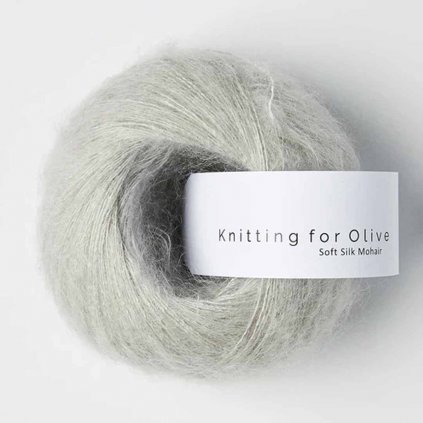 Knitting for Olive Soft Silk Mohair - Pearl Gray