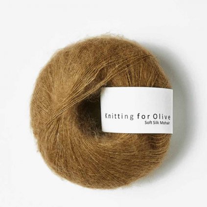 Knitting for Olive Soft Silk Mohair - Caramel