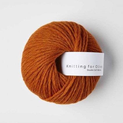 Knitting for Olive Double Soft Merino - Burnt Orange