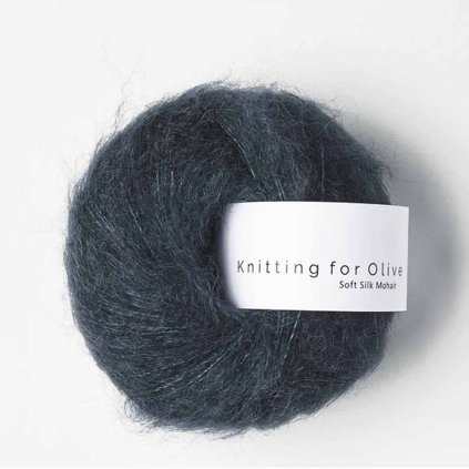 Knitting for Olive Soft Silk Mohair - Deep petroleum blue