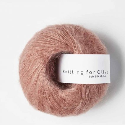 Knitting for Olive Soft Silk Mohair - Flamingo