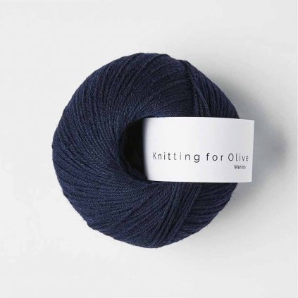 Knitting for Olive Merino - Navy blue