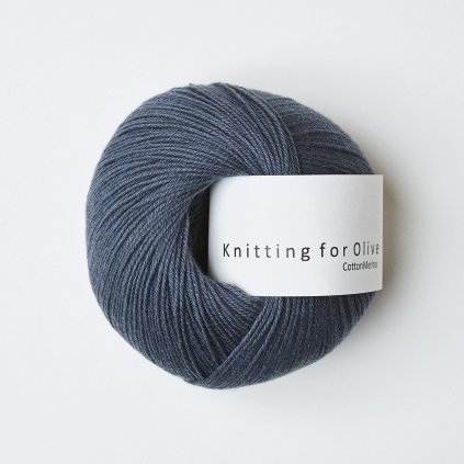 Knitting for Olive Cotton Merino - Dusty Blue Whale