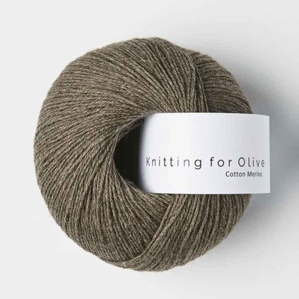 Knitting for Olive Cotton Merino - Mole