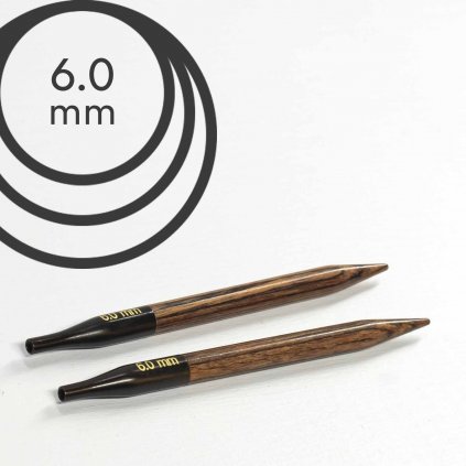 Jehlice kruhové výměnné Knit Pro ginger - 6.00 mm (zkrácené)