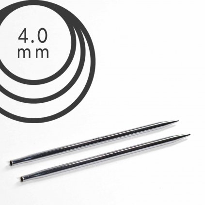 Jehlice kruhové výměnné Knit Pro NOVA METAL - 4.00 mm