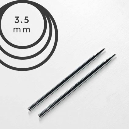 Jehlice kruhové výměnné Knit Pro NOVA METAL - 3.50 mm (zkrácené)