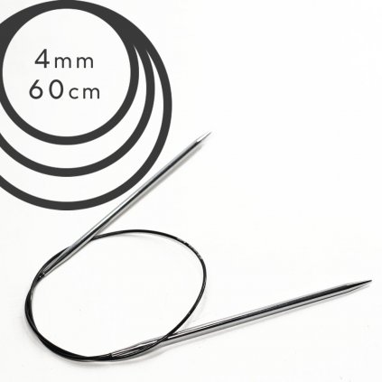 Pevné kruhové jehlice PRO CLASSIC 60cm - 4,00 mm