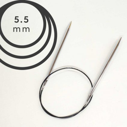 Pevné kruhové jehlice PRO CLASSIC 60cm - 5,50 mm