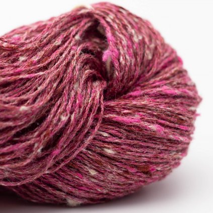 BC Garn Tussah Tweed 32 - bordeaux creme mix