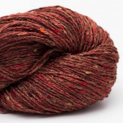 BC Garn Tussah Tweed 34 - pomegranate mix