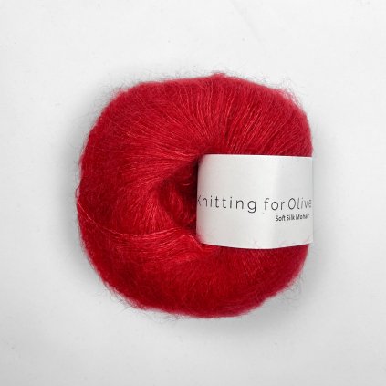 Knitting for Olive Soft Silk Mohair - Red Currant