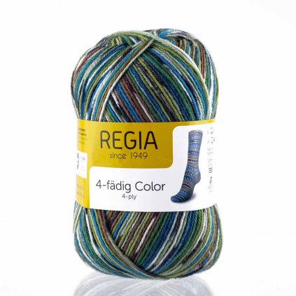 Regia 4-ply Color 03083 - Green-teal