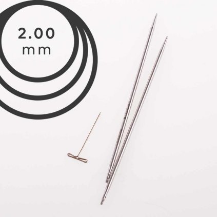 Jehlice kruhové výměnné ChiaoGoo TWIST LACE - 2.00 mm (zkrácené 10 cm)
