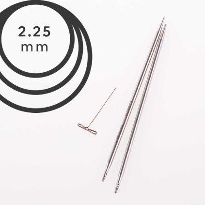 Jehlice kruhové výměnné ChiaoGoo TWIST LACE - 2.25 mm (zkrácené 10 cm)