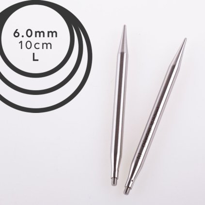 Jehlice kruhové výměnné ChiaoGoo TWIST LACE - 6.00 mm (zkrácené 10 cm)