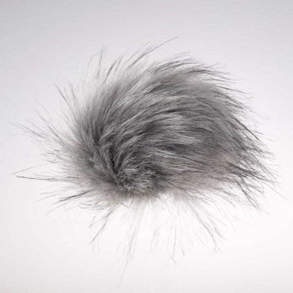 Bambule Mia design 84JEX - světle šedá s černými konečky