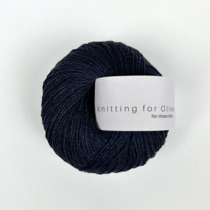 Knitting for Olive No Waste Wool - Dark Navy
