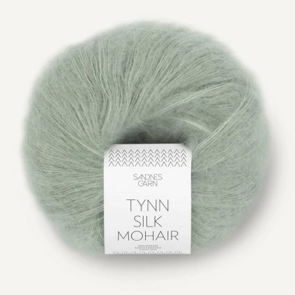 Sandnes Garn Tynn Silk Mohair 8521 - støvet lys grønn