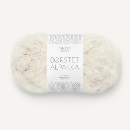 Sandnes Garn Borstet Alpakka 2523 - nature tweed