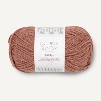 Sandnes Garn Double Sunday by PetiteKnit 3553 - dusty rouge