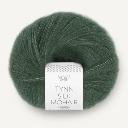 Sandnes Garn Tynn Silk Mohair 8581 - dyp skoggronn