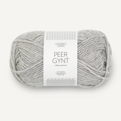 Sandnes Garn Peer Gynt 1032 - light grey mottled