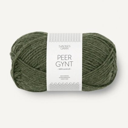 Sandnes Garn Peer Gynt 9572 - dark green mottled