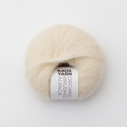 KAOS YARN Organic Brushed Alpaca 2001 - natural