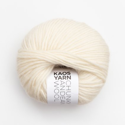 KAOS YARN Chunky Andean Wool 6001 - Natural