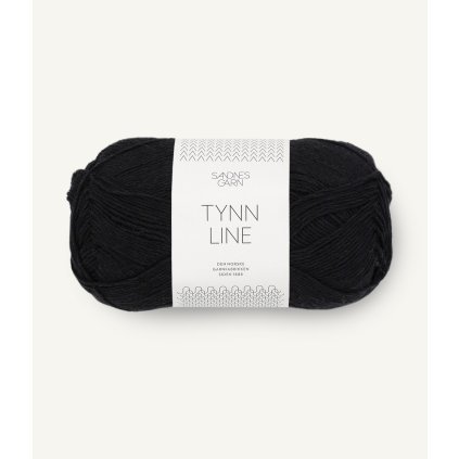 Sandnes Garn Tynn Line 1099 - Svart
