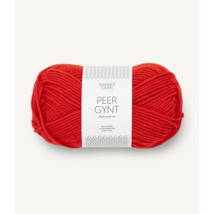 Sandnes Garn Peer Gynt 4018 - Scarlet Red