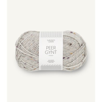 Sandnes Garn Peer Gynt 1035 - Lys Gramelert Lovfall Tweed