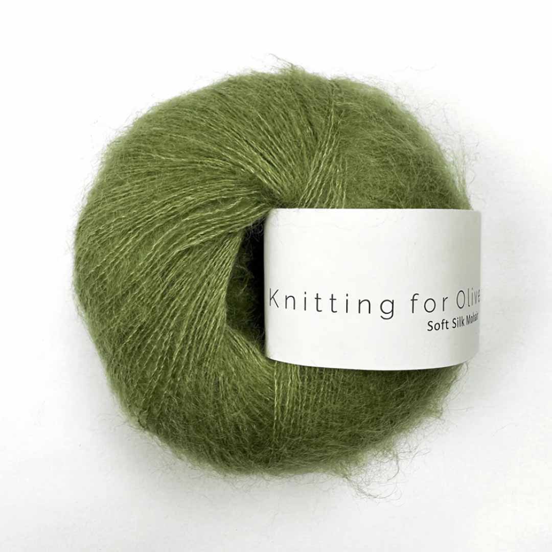 Knitting for Olive Soft Silk Mohair Pea Shoots VLNU