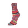 Rellana Garne Flotte Socke 4f. Milano 3231 - fuchsia-red-green-turquoise