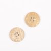 Knoflík Drops 803 - kokosový bělený 20 mm
