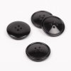 Knoflík Drops 717 - Imitace rohoviny (černá) 20 mm