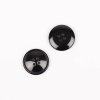 Knoflík Drops 717 - Imitace rohoviny (černá) 20 mm