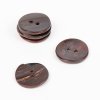 Knoflík Drops 818 - Klenutý (hnědý)18 mm