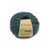 lana ovillos tejer verde bosque 1